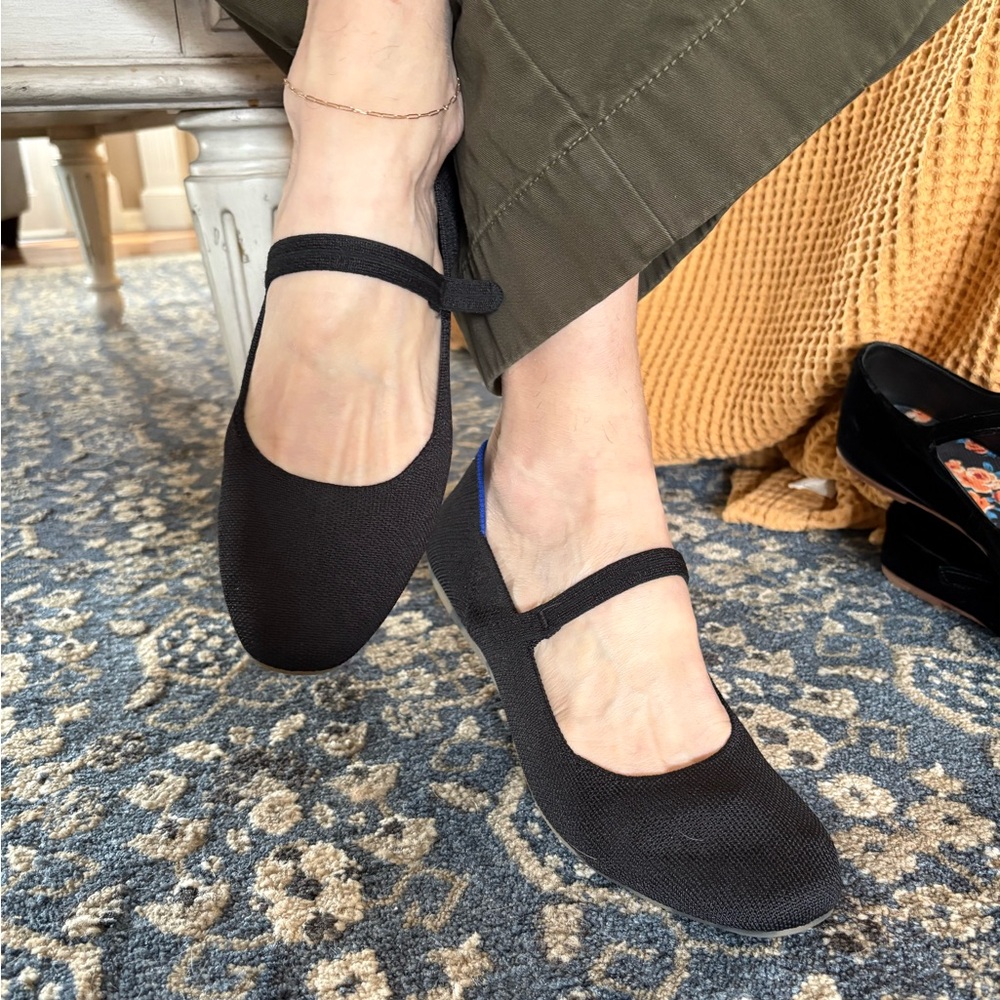 Rothy's Dark Textured Flats